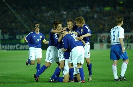 日本代表w杯の軌跡 日本を震わす感涙の初勝利 02年日韓大会 ロシア戦 サッカーダイジェストweb