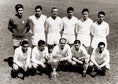 1959-1960シーズン。欧州５連覇を飾ったメンバー。加入２年目のプスカシュ（前列右から２人目）も決勝に出場して、フランクフルト相手の大勝（７-３）に大貢献した。　(C) Getty Images