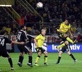 2010年８月。ヨーロッパリーグのプレーオフ、カラバグ戦で公式戦における初ゴールを記録した。　(C) Getty Images