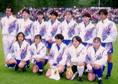 1995年、スウェーデンで開催されたワールドカップ（世界選手権）で、初めて決勝トーナメントに進出した日本の前に立ちはだかったのがアメリカ。準々決勝での戦いは、日本が０-４で大敗を喫した。　(C) Getty Images