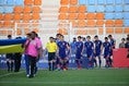 シリアの政情不安により、ワールドカップアジア２次予選・第４戦は、中立地のオマーン・マスカットで開催された。写真：滝川敏之（サッカーダイジェスト写真部）