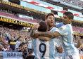 ６月18日（現地時間）、コパ・アメリカ・センテナリオの準々決勝で、アルゼンチンは４-１でベネズエラを下した。(C) Getty Images
