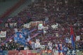 【浦和 3-2 FC東京】熱い声援を送り続けたFC東京のサポーター。写真：滝川敏之（サッカーダイジェスト写真部）