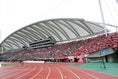 【熊本１-５Ｃ大阪】３ヶ月ぶりとなる「うまスタ」でのホームゲームに多くのサポーターが駆けつけた。写真：茂木あきら（サッカーダイジェスト写真部）