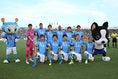 【横浜FC１-０岐阜】横浜FCのスターティングメンバー。写真：山崎 賢人(サッカーダイジェスト写真部)