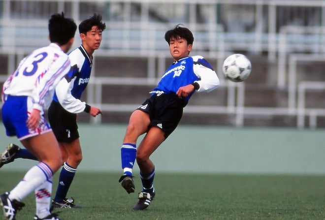 2001年　ガンバ大阪　稲本潤一選手。