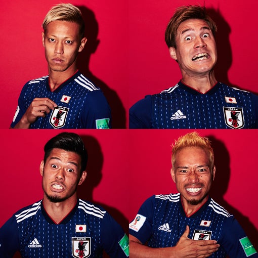 日本代表23戦士のベストショットを厳選 Fifa公式写真で 芸人顔負けのキメ顔 を見せたのは サッカーダイジェストweb