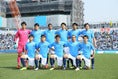 【横浜FC 1-1 福岡】横浜FCのスターティングイレブン。写真：滝川敏之