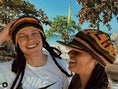 ジャマイカ旅行でのデヨングとミッキーさん（写真はインスタグラムより）。