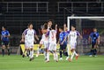 【山形 ０－１ 京都 PHOTO】54分、一美(23番)のゴールが決まる。この得点で勝利した京都は首位に躍り出た。写真：徳原隆元