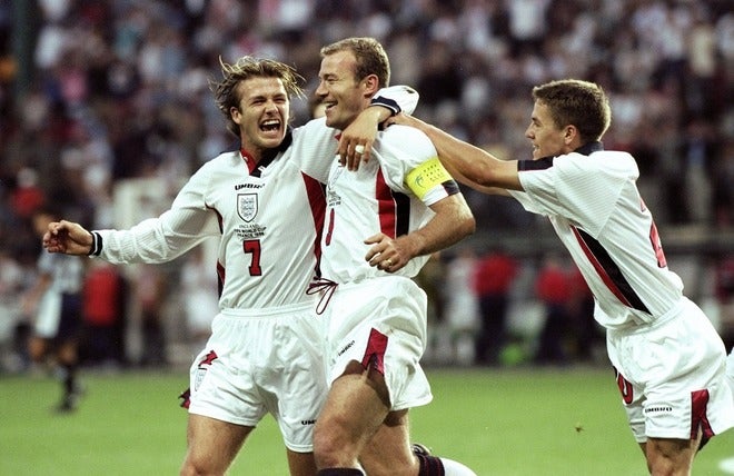【イングランド代表】1998年W杯ユニフォーム　イングランド　オーウェン