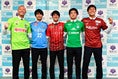 筑波大学からJクラブへと入団が内定した５選手が集った｜写真：金子拓弥（サッカーダイジェスト写真部）