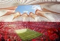 2022年に完成予定の広州恒大新スタジアム（写真はツイッターより）。