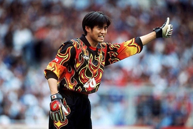日本代表 1998年 フランスワールドカップ 炎 キーパー ユニフォーム 