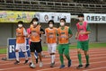 【PHOTO】マスクを着用するボールボーイ｜写真：サッカーダイジェスト