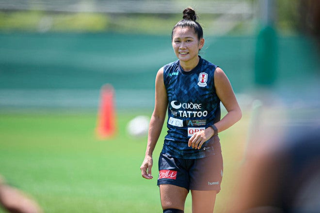 PHOTO】INAC神戸・川澄奈穂美｜期限付き移籍で復帰！笑顔で練習