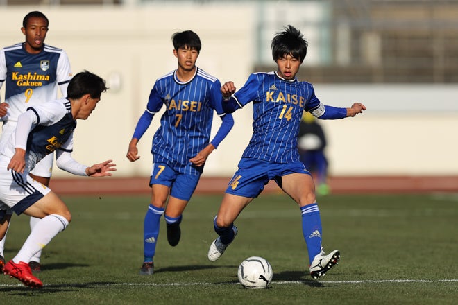 高校サッカー選手権１回戦photo 鹿島学園１ ０海星 鹿島学園 土井紅貴の決勝弾で海星との接戦を制し 二回戦へ サッカーダイジェストweb