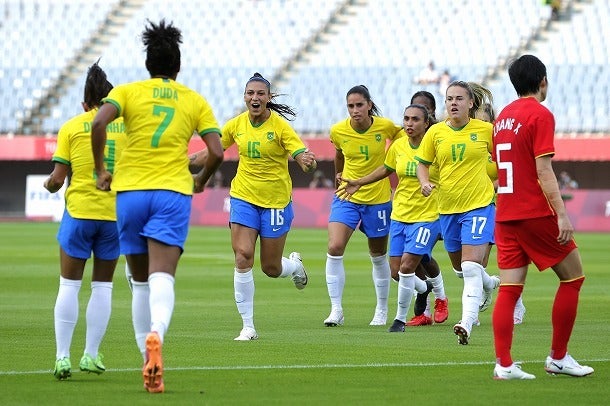 五輪女子サッカー ブラジルが中国に５ ０完勝 W杯準vオランダは大量10発で初戦を制す グループf サッカーダイジェストweb