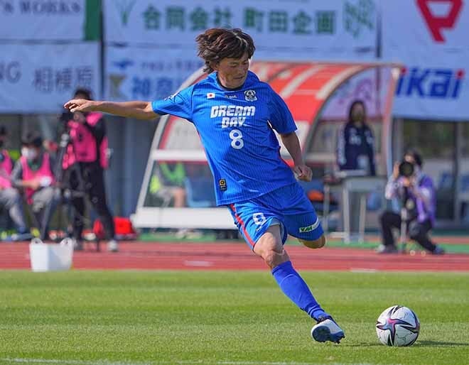 相模原ドリームマッチphoto 野人 ドラゴン ボンバー 日本代表ob達が相模原で華麗なプレーを披露 サッカーダイジェストweb