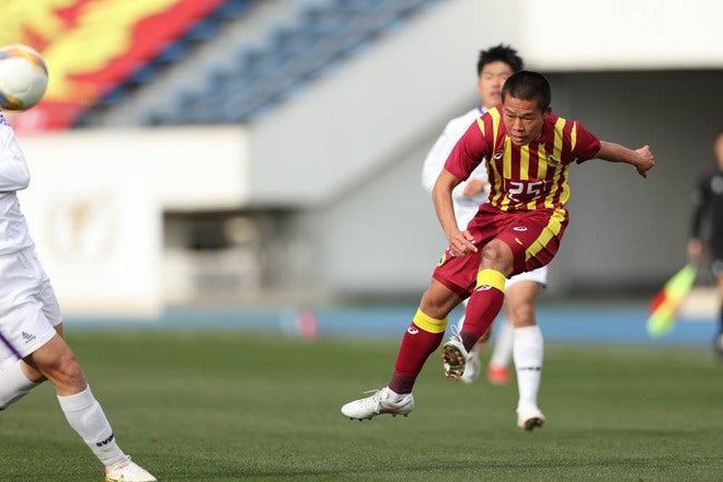 高校サッカー選手権２回戦photo 長崎総科大附１ ０堀越 Df原口が決勝ゴール 勝利した長崎総科大附が３回戦進出 サッカーダイジェストweb