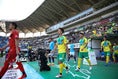 【J２第９節PHOTO】千葉１-１横浜FC｜両チームの入場。写真：滝川敏之