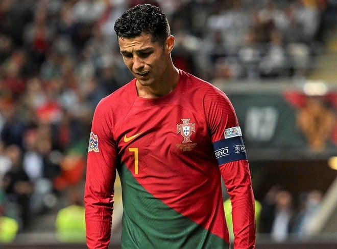 クリスティアーノ?ロナウド カタールW杯 ポルトガル代表 モロッコ戦
