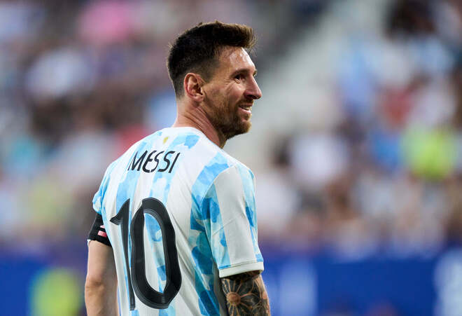 アルゼンチン代表ユニフォーム メッシ カタールW杯優勝版 MESSI 10番 S