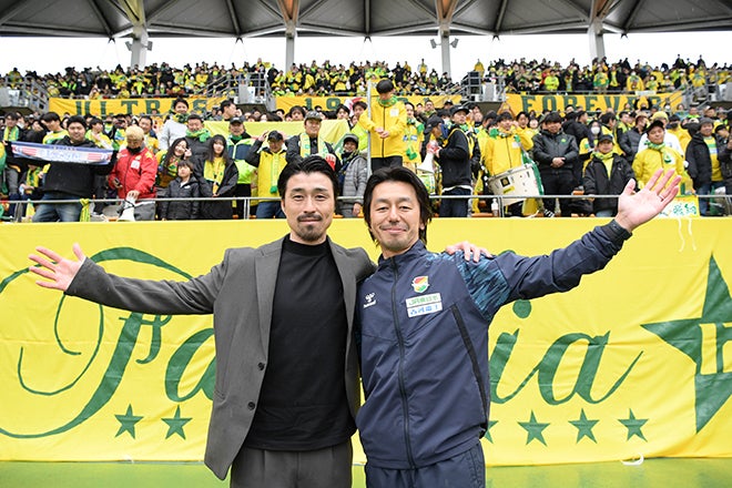 PHOTO】昨季引退したジェフ千葉OBがフクアリに来場！工藤浩平氏と船山