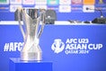 【PHOTO】U-23アジアカップのトロフィー｜写真：金子拓弥（サッカーダイジェスト写真部）