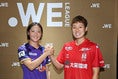 【PHOTO】瀧澤千聖(サンフレッチェ広島レジーナ)と水野蕗奈(INAC神戸レオネッサ)｜写真：梅月智史（サッカーダイジェスト写真部）