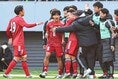 【PHOTO】第103回全国高校サッカー選手権大会の決勝戦を戦った流通経済大柏高校の選手たち｜写真：梅月智史（サッカーダイジェスト写真部）