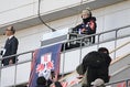 【Ｊ２第１節PHOTO】大宮２－１山形｜試合前のスタジアムを、DJ IKU氏が盛り上げた！第74回NHK紅白歌合戦に出場した経歴を持つ！｜写真：鈴木颯太朗