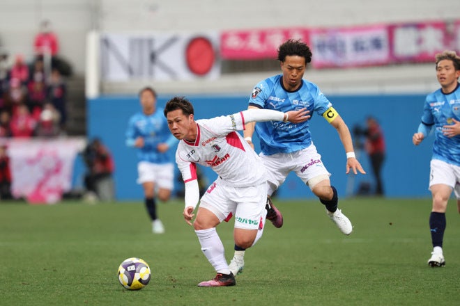 厳選ショット】山田康太が加入後初先発初ゴール！横浜FCがC大阪