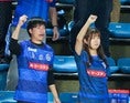 【画像】水戸ホーリーホックサポーター｜写真：田中研治（サッカーダイジェスト写真部）