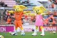 【画像】パルちゃん＆ピカルちゃん｜写真：金子拓弥（サッカーダイジェスト写真部）