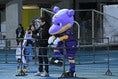 【画像】川崎対湘南戦のイベント「ワルナイトカーニバル」の主役、ワルンタ！｜写真：金子拓弥（サッカーダイジェスト写真部）