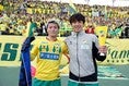 【厳選ショット】ゴールを決めた田中和樹（左）と髙橋壱晟｜写真：滝川敏之