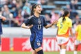 【PHOTO】追加招集から２日後のTMでスタメンフル出場の眞城美春。１ゴールの結果も残し巡ってきたチャンスをモノにした｜写真：梅月智史（サッカーダイジェスト写真部）