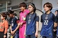 【PHOTO】入場直前。緊張感が漂う眞城美春｜写真：梅月智史（サッカーダイジェスト写真部）