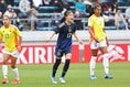 【PHOTO】２日前に合流したばかりの眞城美春。非公式のTMとはいえフル出場１ゴールでアピールした｜写真：梅月智史（サッカーダイジェスト写真部）