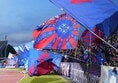 【画像】甲府サポーター｜写真：田中研治（サッカーダイジェスト写真部）