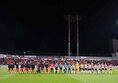 【画像】選手整列｜写真：田中研治（サッカーダイジェスト写真部）