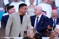 【画像】ロナウド（左）、ジャンニ・インファンティーノ｜写真：Getty Images