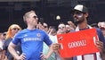 【画像】CWC決勝に集結したチェルシー＆パリSGサポーター｜写真：Getty Images