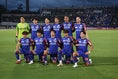 【画像】スターティングイレブンに名を連ねた内藤大和(前列右から２人目)｜写真：鈴木颯太朗