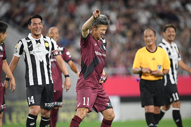 画像】三浦知良が神戸の地で躍動！LEGENDS MATCHで見せた、