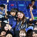 【PHOTO】日本代表サポーター｜写真：梅月智史（サッカーダイジェスト写真部）