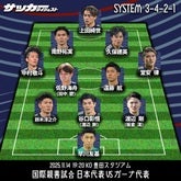 日本代表のガーナ戦スタメン予想