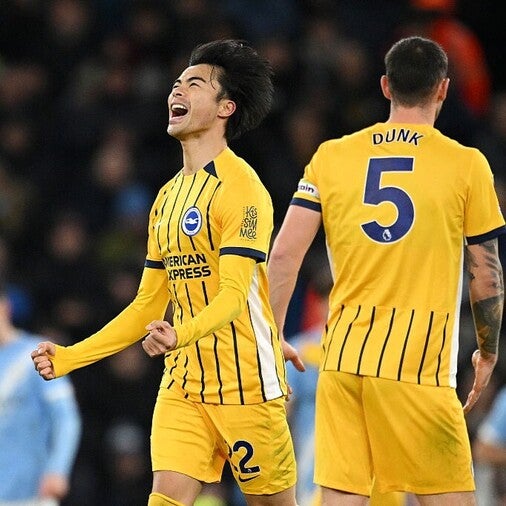 三笘薫が強豪マンC戦で衝撃のスーパーゴール！約４か月ぶりの今季２点目が同点弾