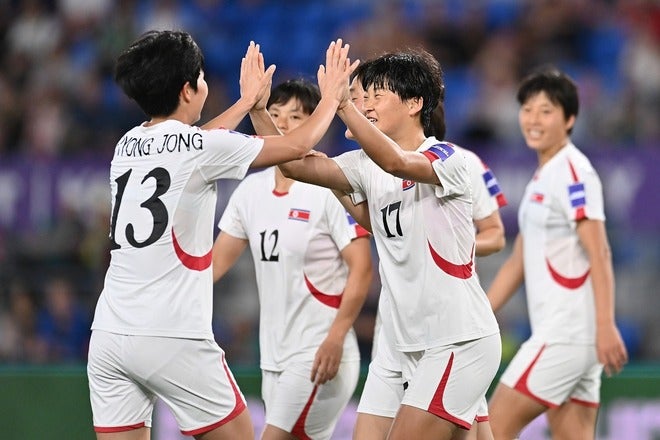 北朝鮮が4大会ぶりにW杯へ帰還！ POは前半苦戦もホン・ソンオクが